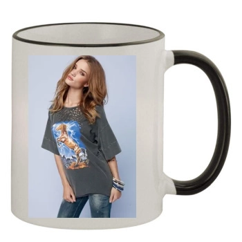 Rosie Huntington-Whiteley 11oz Colored Rim & Handle Mug