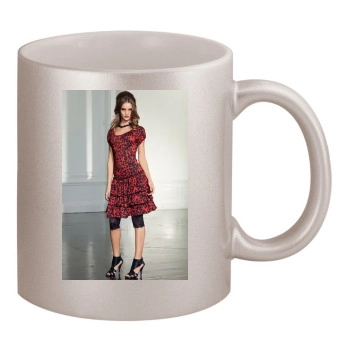 Rosie Huntington-Whiteley 11oz Metallic Silver Mug