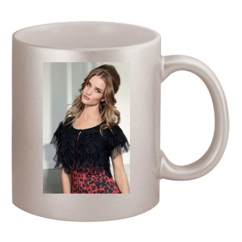 Rosie Huntington-Whiteley 11oz Metallic Silver Mug