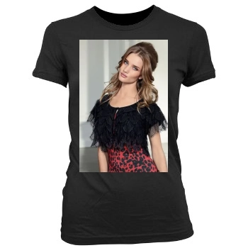 Rosie Huntington-Whiteley Women's Junior Cut Crewneck T-Shirt