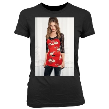 Rosie Huntington-Whiteley Women's Junior Cut Crewneck T-Shirt