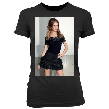 Rosie Huntington-Whiteley Women's Junior Cut Crewneck T-Shirt