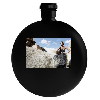 Rosie Huntington-Whiteley Round Flask