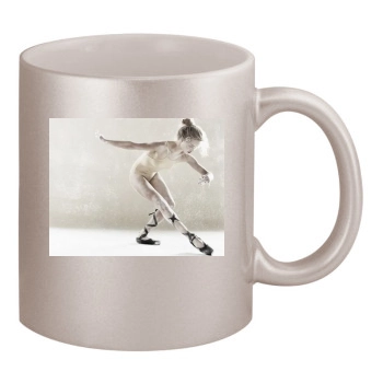 Rosie Huntington-Whiteley 11oz Metallic Silver Mug