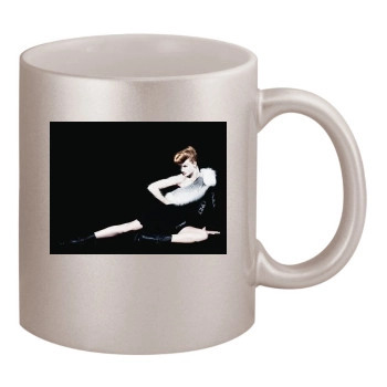 Rosie Huntington-Whiteley 11oz Metallic Silver Mug