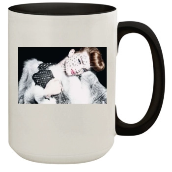 Rosie Huntington-Whiteley 15oz Colored Inner & Handle Mug