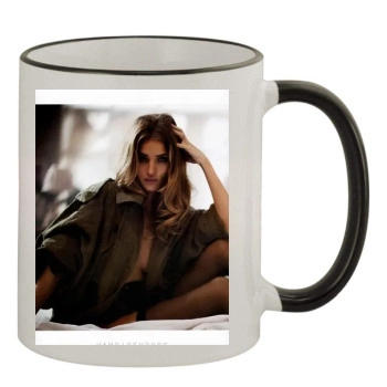 Rosie Huntington-Whiteley 11oz Colored Rim & Handle Mug