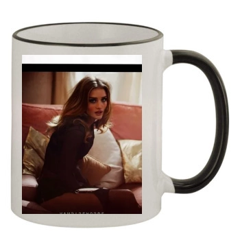 Rosie Huntington-Whiteley 11oz Colored Rim & Handle Mug