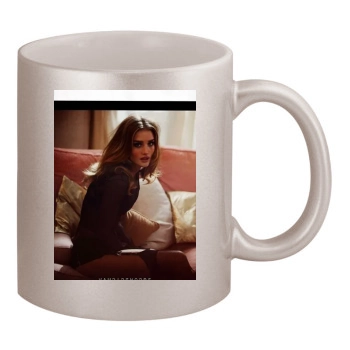 Rosie Huntington-Whiteley 11oz Metallic Silver Mug