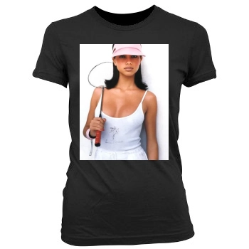 Adriana Lima Women's Junior Cut Crewneck T-Shirt