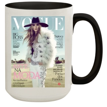 Rosie Huntington-Whiteley 15oz Colored Inner & Handle Mug