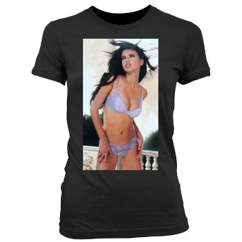 Adriana Lima Women's Junior Cut Crewneck T-Shirt