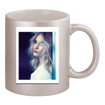 Rosie Huntington-Whiteley 11oz Metallic Silver Mug