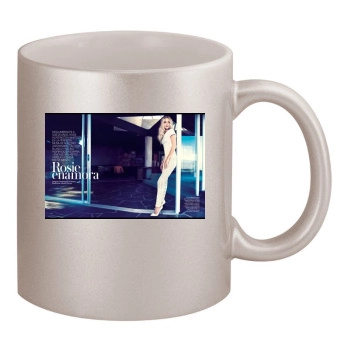 Rosie Huntington-Whiteley 11oz Metallic Silver Mug