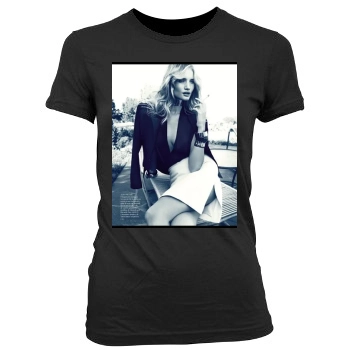 Rosie Huntington-Whiteley Women's Junior Cut Crewneck T-Shirt