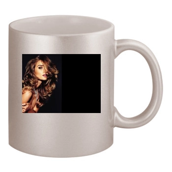 Rosie Huntington-Whiteley 11oz Metallic Silver Mug