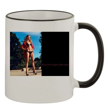 Rosie Huntington-Whiteley 11oz Colored Rim & Handle Mug