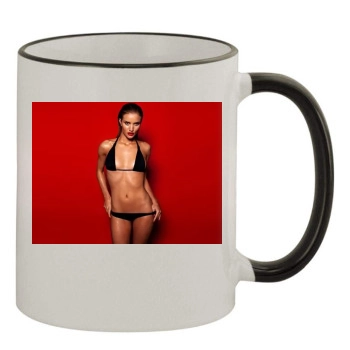 Rosie Huntington-Whiteley 11oz Colored Rim & Handle Mug