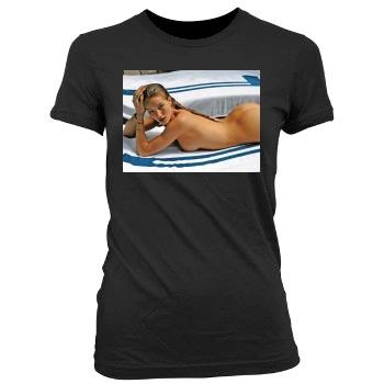 Rosie Huntington-Whiteley Women's Junior Cut Crewneck T-Shirt