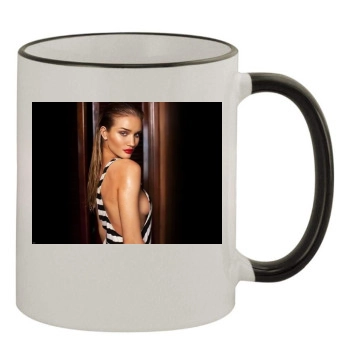 Rosie Huntington-Whiteley 11oz Colored Rim & Handle Mug