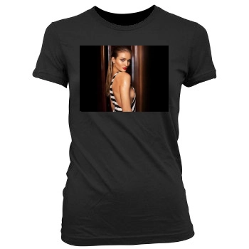 Rosie Huntington-Whiteley Women's Junior Cut Crewneck T-Shirt