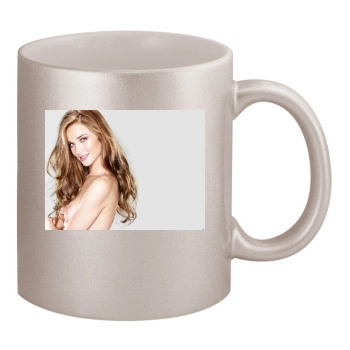 Rosie Huntington-Whiteley 11oz Metallic Silver Mug