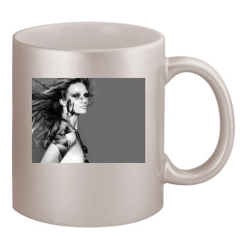 Rosie Huntington-Whiteley 11oz Metallic Silver Mug