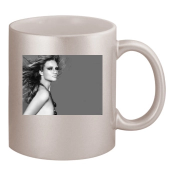 Rosie Huntington-Whiteley 11oz Metallic Silver Mug