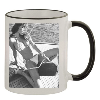 Adriana Lima 11oz Colored Rim & Handle Mug