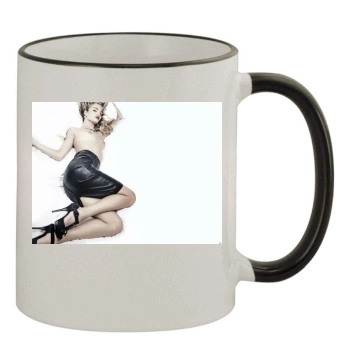 Rosie Huntington-Whiteley 11oz Colored Rim & Handle Mug