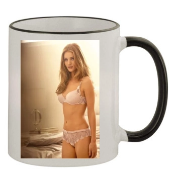 Rosie Huntington-Whiteley 11oz Colored Rim & Handle Mug