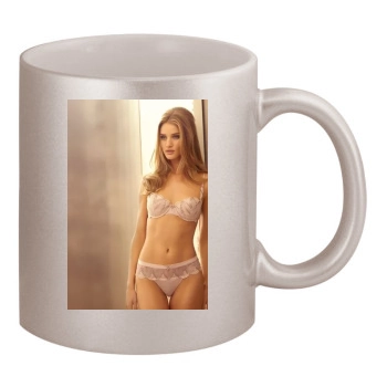 Rosie Huntington-Whiteley 11oz Metallic Silver Mug