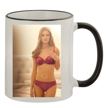 Rosie Huntington-Whiteley 11oz Colored Rim & Handle Mug