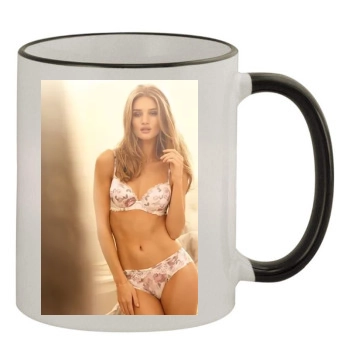 Rosie Huntington-Whiteley 11oz Colored Rim & Handle Mug