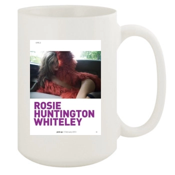 Rosie Huntington-Whiteley 15oz White Mug