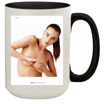 Rosie Huntington-Whiteley 15oz Colored Inner & Handle Mug