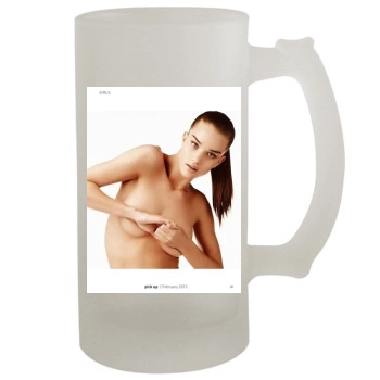 Rosie Huntington-Whiteley 16oz Frosted Beer Stein