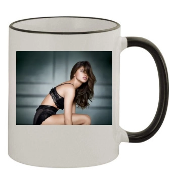 Adriana Lima 11oz Colored Rim & Handle Mug