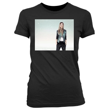 Rosie Huntington-Whiteley Women's Junior Cut Crewneck T-Shirt