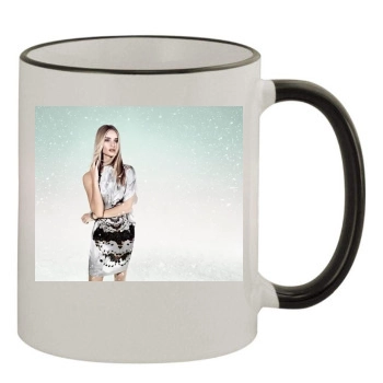 Rosie Huntington-Whiteley 11oz Colored Rim & Handle Mug