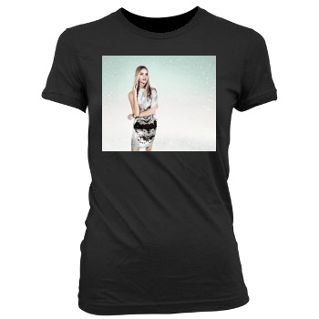 Rosie Huntington-Whiteley Women's Junior Cut Crewneck T-Shirt