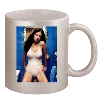 Adriana Lima 11oz Metallic Silver Mug