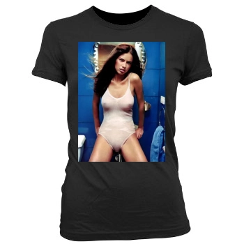 Adriana Lima Women's Junior Cut Crewneck T-Shirt