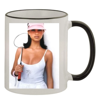 Adriana Lima 11oz Colored Rim & Handle Mug