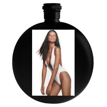 Adriana Lima Round Flask