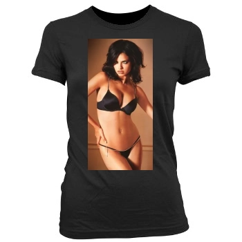 Adriana Lima Women's Junior Cut Crewneck T-Shirt