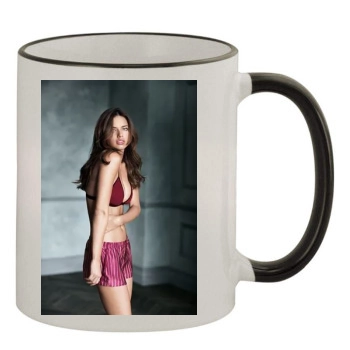 Adriana Lima 11oz Colored Rim & Handle Mug