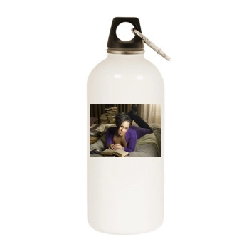 Alicia Keys White Water Bottle With Carabiner