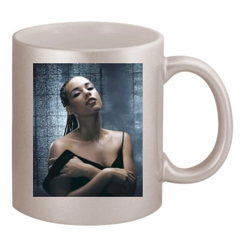 Alicia Keys 11oz Metallic Silver Mug