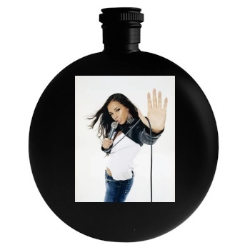 Alicia Keys Round Flask